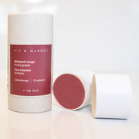 Tube nettoyant visage solide Canneberge