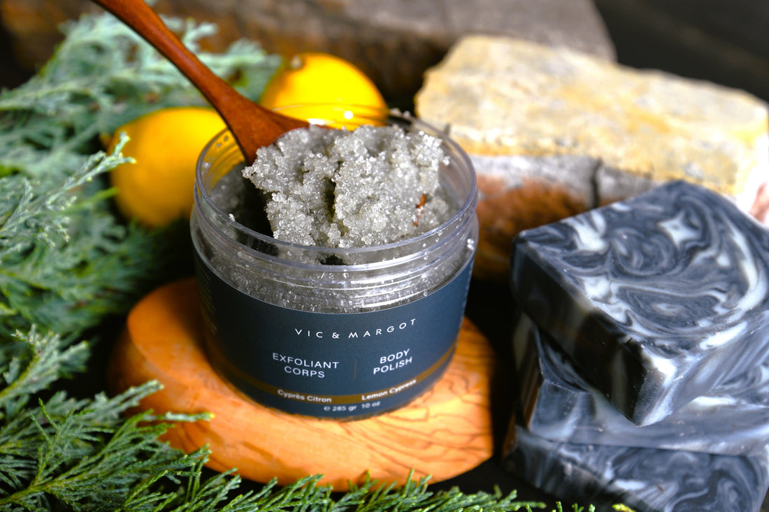 Vic & Margot - Exfoliant corps cyprès citron
