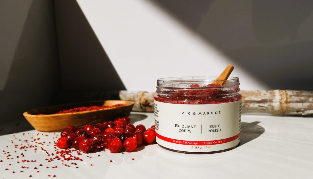 Vic & Margot - Exfoliant corps canneberge et orange douce