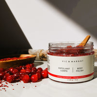 Vic & Margot - Exfoliant corps canneberge et orange douce