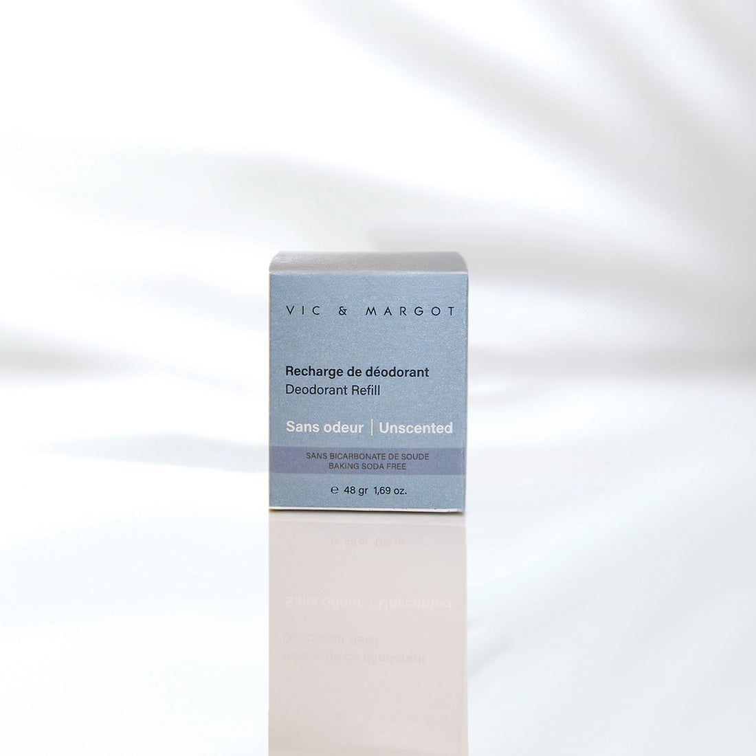 Tube recharge déodorant naturel sans odeur sans bicarbonate
