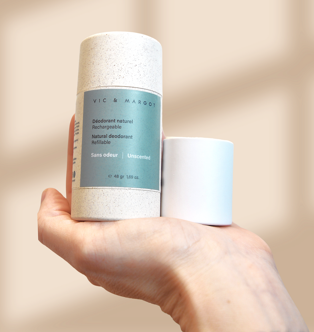 Tube déodorant naturel sans odeur